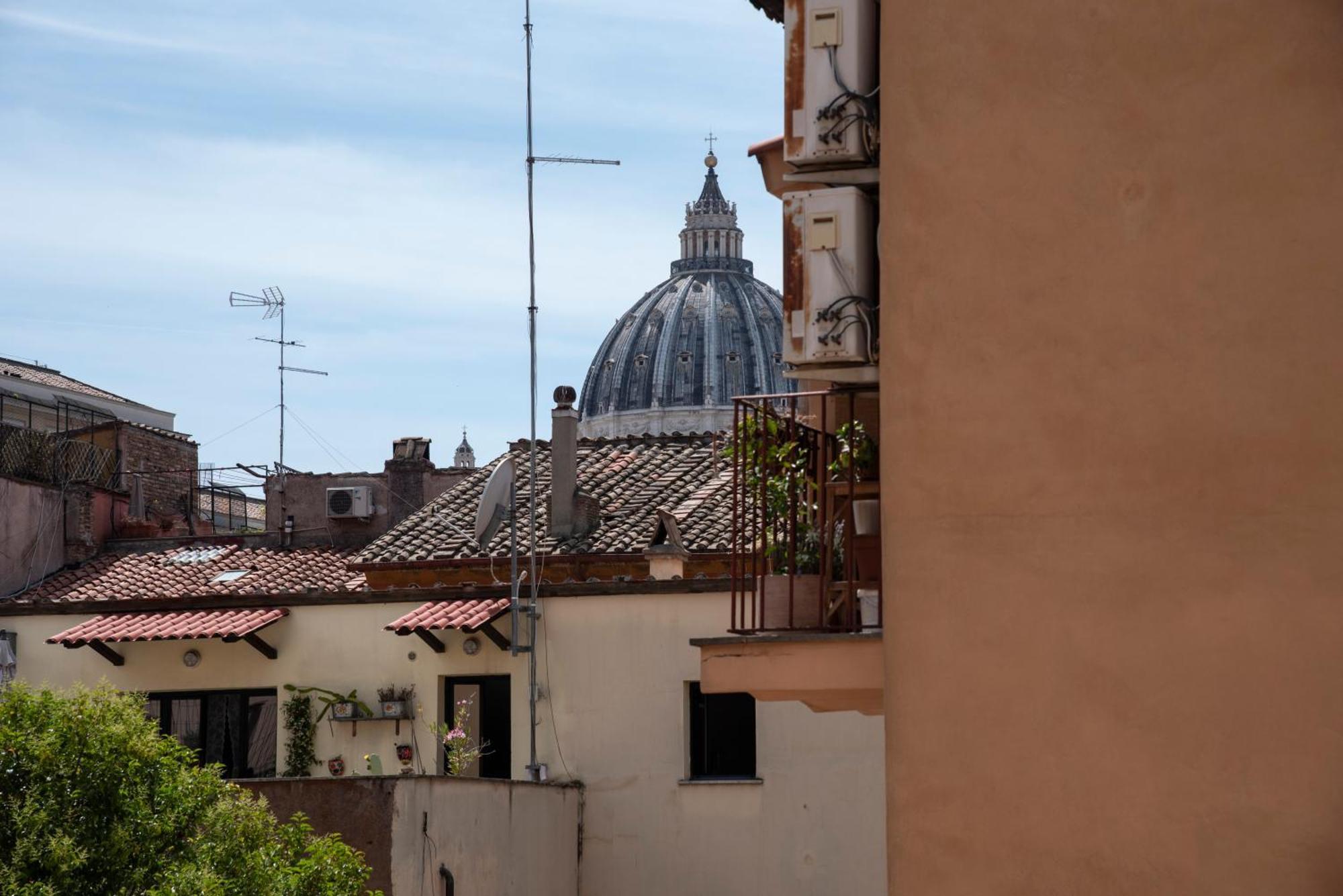 Vatican Boutique Apartment With St Peters Dome View Rom Exterior foto